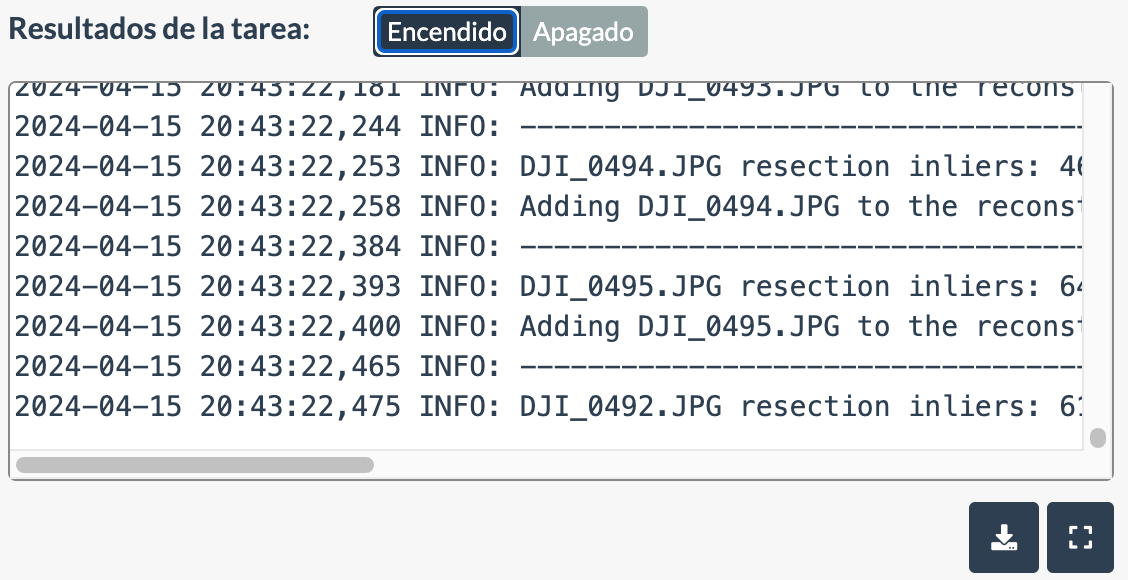 Resultados de la tarea